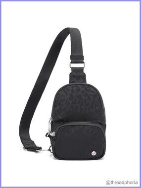 Mini Anti Theft Crossbody Bag Nylon Sling Bag Lightweight RFID Travel